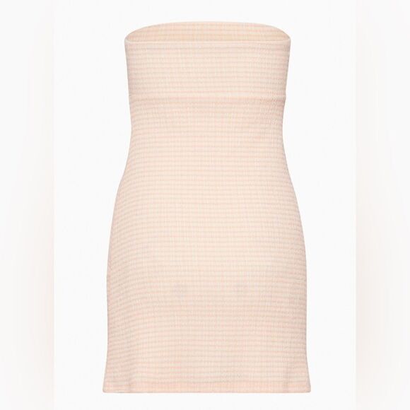Aritzia • Wilfred Attention strapless gingham mini dress - Picture 7 of 11